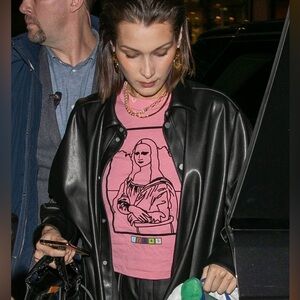 Pink Graphic Short Sleeve Tee